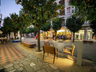 Pedestrian areas in Diano Marino